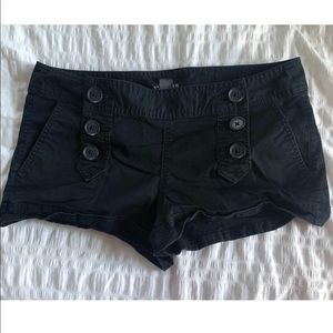 Express Black Low Rise Shorts